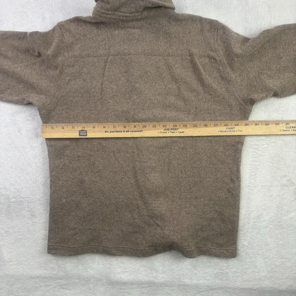 Banana Republic Wool Blend Brown Tan Long Sleeve Button Up Shirt Medium